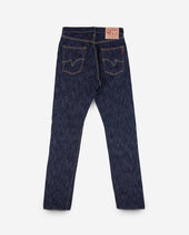 16oz Slubby Selvedge Denim Relaxed Tapered Cut Jeans - Indigo