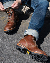 Iron Heart Int'l x Wesco® - 8" Maryam Horsehide Jobmaster® Boot - Brown