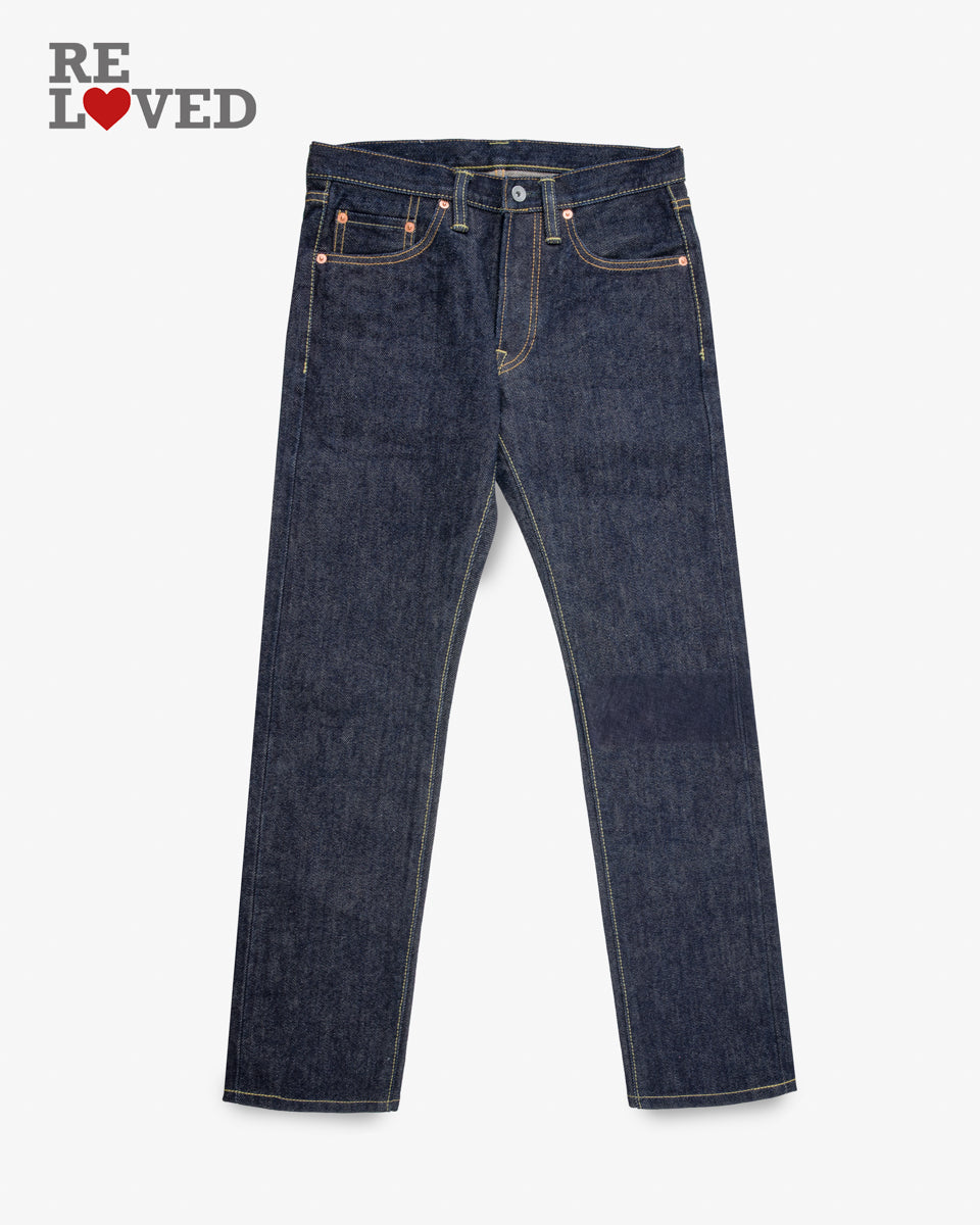 21oz Selvedge Denim Slim Tapered Cut Jeans Tag 30 Hemmed To 29 0