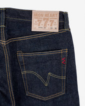 21oz Selvedge Denim Slim Tapered Cut Jeans - Indigo