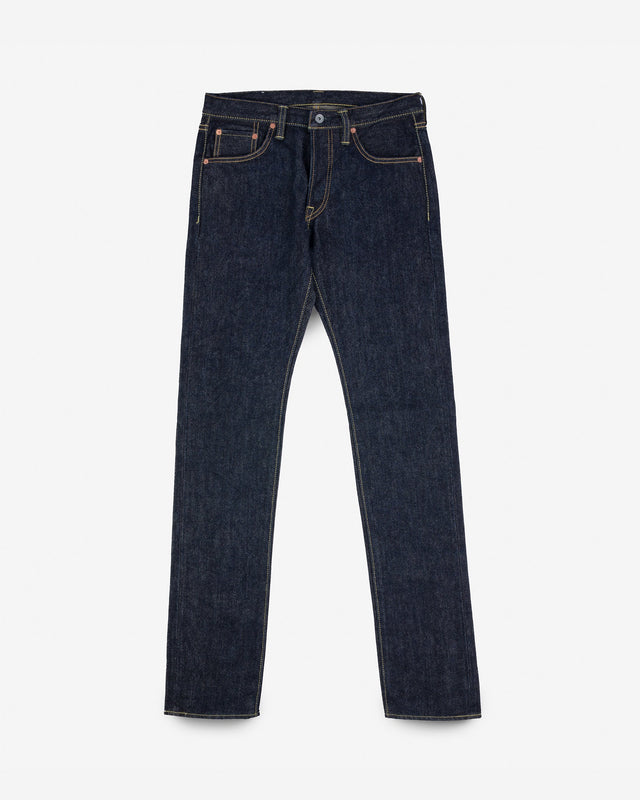 21oz Selvedge Denim Slim Tapered Cut Jeans - Indigo