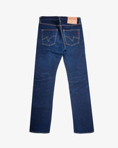 21/23oz Ultra Heavy Raw Selvedge Denim Slim Straight Cut Jeans - Indigo (IH-666S-UHR) Tag 30, Hemmed to 35.6"