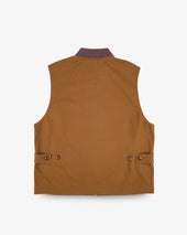 9oz Canvas Work Vest - Brown