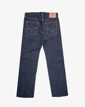17oz Selvedge Denim Slim Straight Cut Jeans - Natural Indigo (IH-666N) Tag 36, Cut to 30.0"