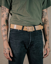 OGL Vintage 1.75" Leather Belt - Natural