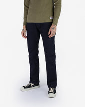 14oz Selvedge Denim Slim Tapered Cut Jeans - Indigo/Indigo