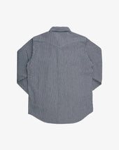 12oz Hickory Stripe CPO Shirt - Indigo