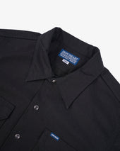 8oz Ripstop Short Sleeved Mechanic Shirt - Black