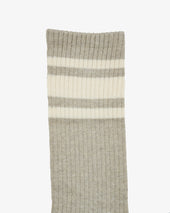 Decka Showatabé Organic '80s Skater Socks - Grey