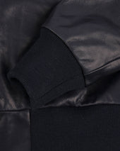 Iron Heart x Simmons Bilt Prairie Horsehide College Jacket - Black