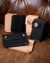 OGL Brave Horsehide Condor Mid Wallet - Natural