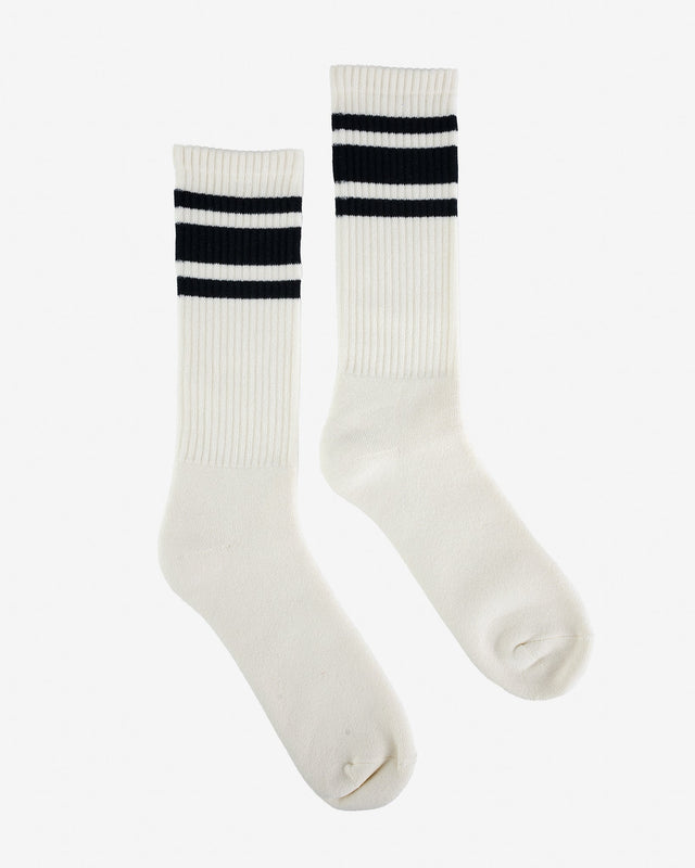 Decka 80s Skater Socks - Black