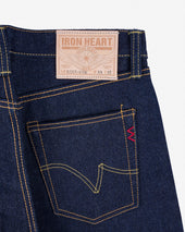 21/23oz Ultra Heavy Raw Selvedge Denim Slim Straight Cut Jeans - Indigo