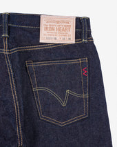 19oz Left Hand Twill Selvedge Denim Slim Straight Cut Jeans - Indigo