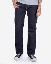19oz Left Hand Twill Selvedge Denim Slim Straight Cut Jeans - Indigo