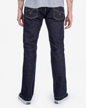 19oz Left Hand Twill Selvedge Denim Slim Straight Cut Jeans - Indigo