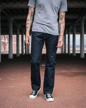 19oz Left Hand Twill Selvedge Denim Slim Straight Cut Jeans - Indigo