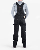 12oz Wabash Double Knee Overalls - Black