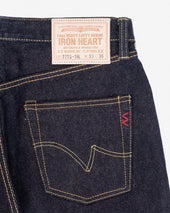 19oz Left Hand Twill Selvedge Denim Slim Tapered Cut Jeans - Indigo
