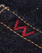 19oz Left Hand Twill Selvedge Denim Slim Tapered Cut Jeans - Indigo
