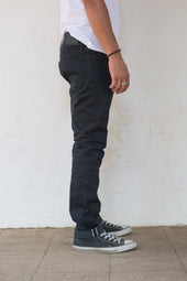 Avila Slim Taper Raw 14.25 Ounce Black Grey
