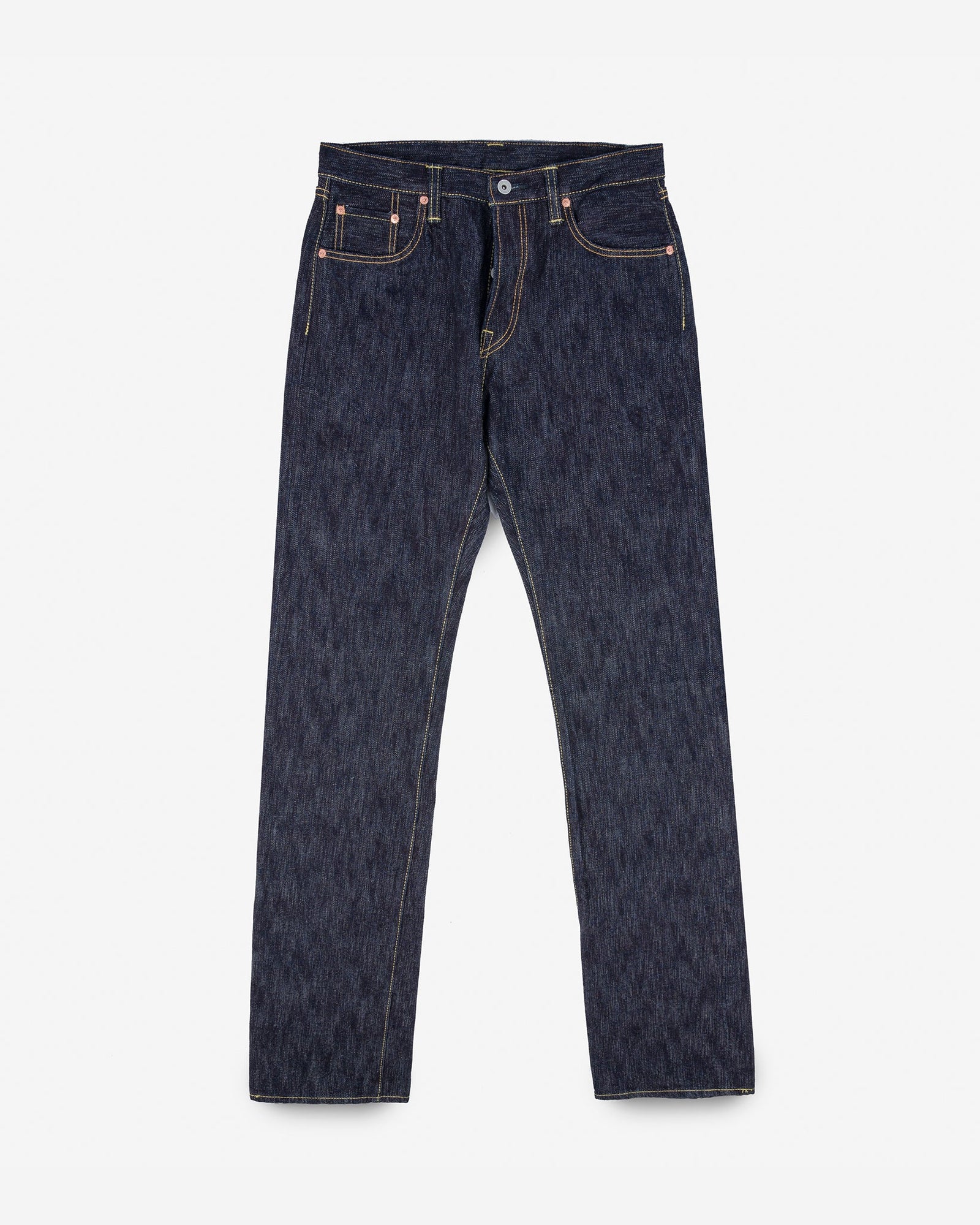 16oz Slubby Selvedge Denim Straight Cut Jeans - Indigo