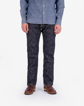 16oz Slubby Selvedge Denim Straight Cut Jeans - Indigo