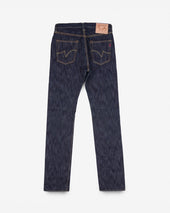 16oz Slubby Selvedge Denim Slim Straight Cut Jeans - Indigo