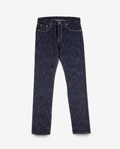 16oz Slubby Selvedge Denim Slim Straight Cut Jeans - Indigo