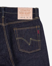 19oz Left Hand Twill Selvedge Denim Relaxed Tapered Cut Jeans - Indigo
