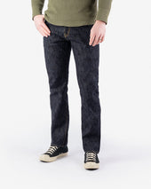 16oz Slubby Selvedge Denim Relaxed Tapered Cut Jeans - Indigo