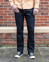 16oz Slubby Selvedge Denim Relaxed Tapered Cut Jeans - Indigo
