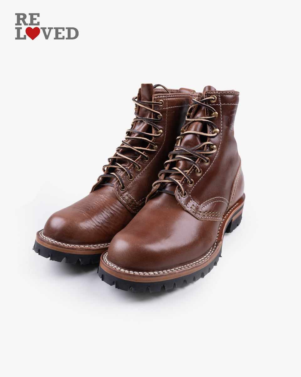 Iron Heart Int L X Wesco 8 Maryam Horsehide Jobmaster Boot Brown Size 9 5e