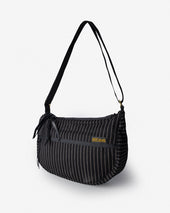 12oz Wabash Small Shoulder Bag - Black