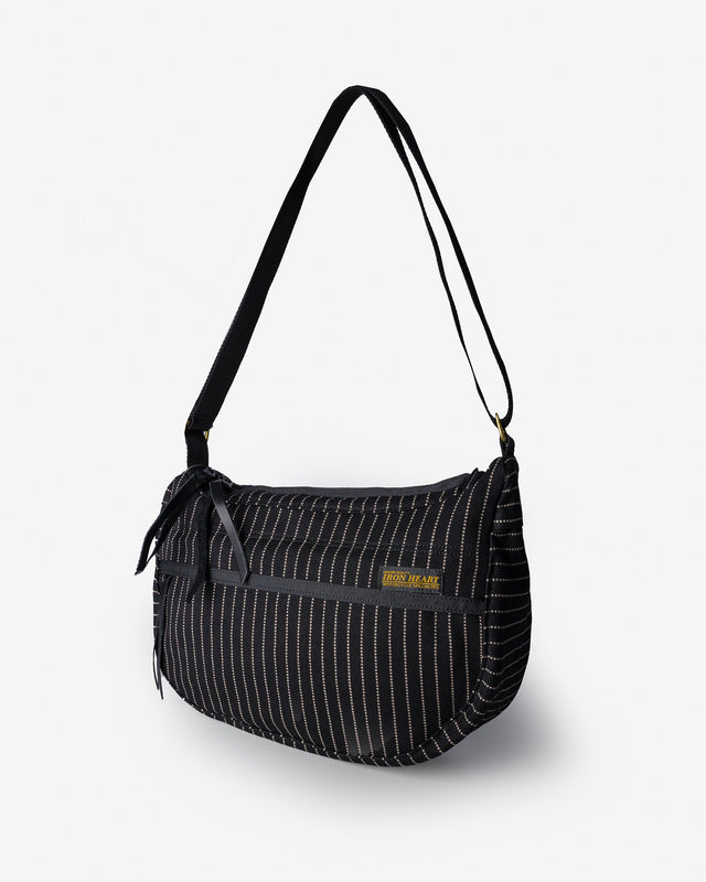 12oz Wabash Small Shoulder Bag - Black