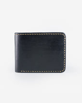 Calf Folding Wallet - Black