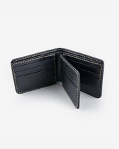 Calf Folding Wallet - Black