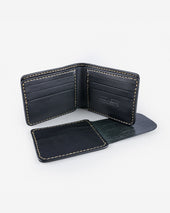 Calf Folding Wallet - Black