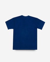 UTILITEES - 5.5oz Loopwheel Crew Neck T-Shirt - Pure Indigo