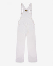10.5oz Herringbone Double Knee Overalls - White