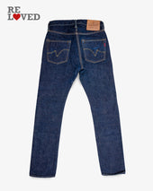16oz Vintage Selvedge Denim Super Slim Cut Jeans - Indigo (IH-555S-16) Tag 29, Hemmed to 28.5''