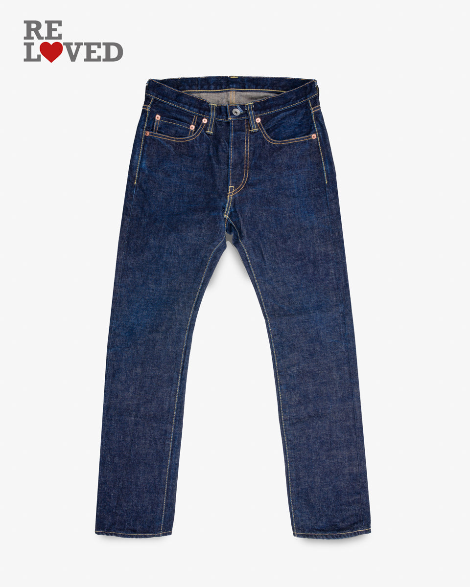 16oz Vintage Selvedge Denim Super Slim Cut Jeans Tag 29 Hemmed To 28 5