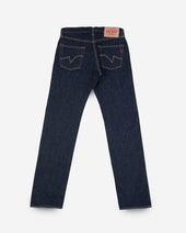 14oz Broken Twill Selvedge Denim Straight Cut Jeans - Indigo