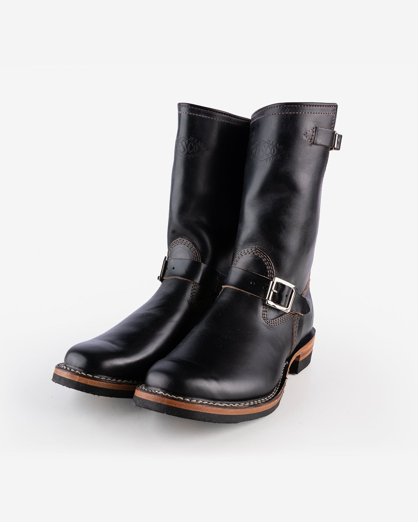 Wesco® - 10" Horween Horsehide Engineer Boot - Black. The "Mister Lou"
