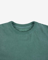UTILITEES - 5.5oz Loopwheel Crew Neck T-Shirt - Green