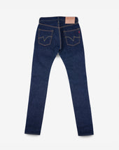 21/23oz Ultra Heavy Raw Selvedge Denim Slim Tapered Cut Jeans - Indigo