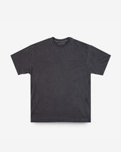 UTILITEES - 5.5oz Loopwheel Crew Neck T-Shirt - Charcoal