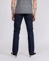 18oz Vintage Selvedge Denim Slim Tapered Cut Jeans - Indigo