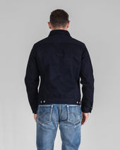 14oz Selvedge Denim Modified Type III Jacket - Indigo/Black