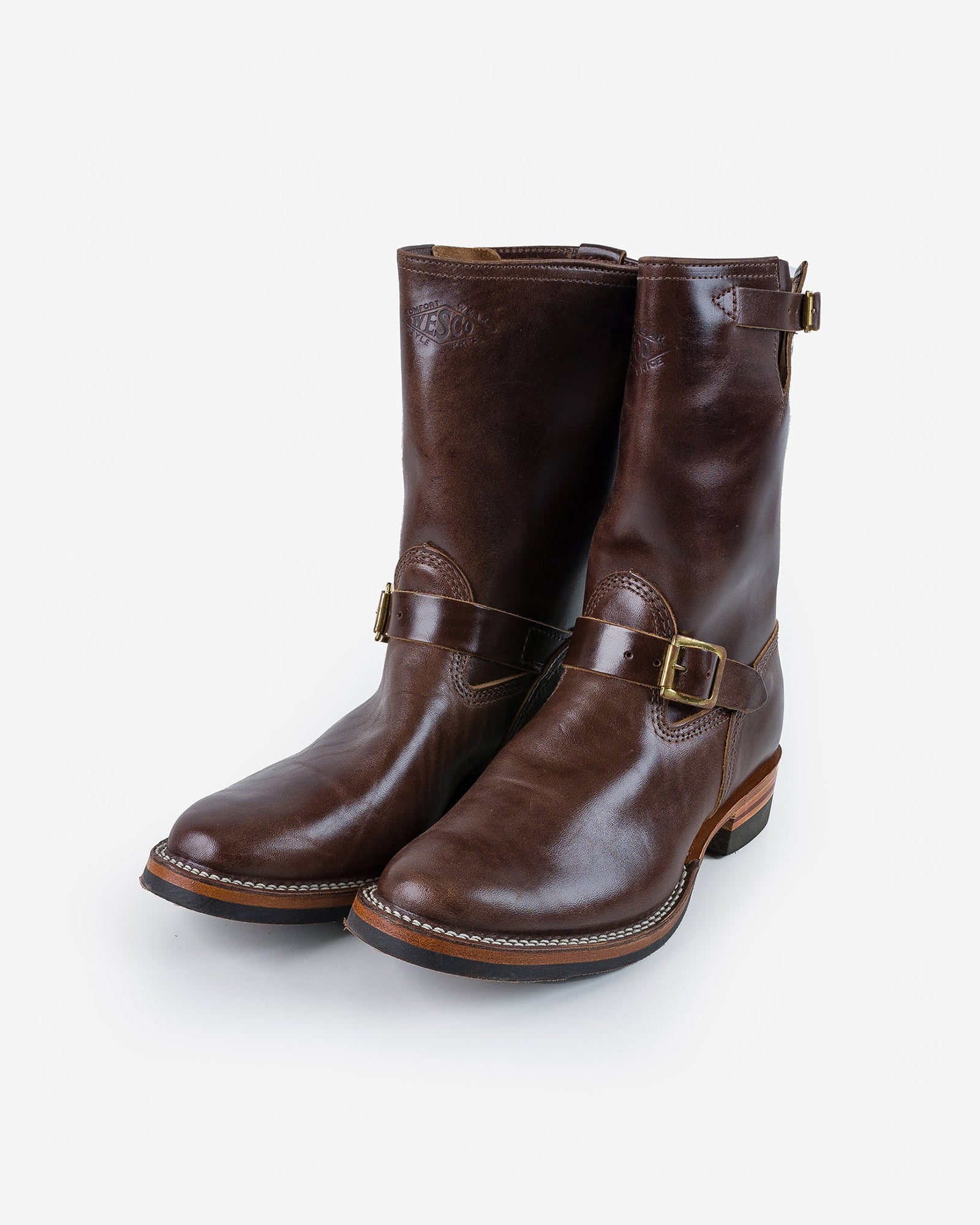 Wesco® - 10" Horsehide Engineer Boot - Brown. The "Mister Lou"